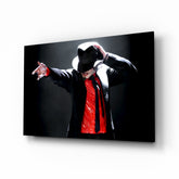 Michael Jackson Glass Wall Art.